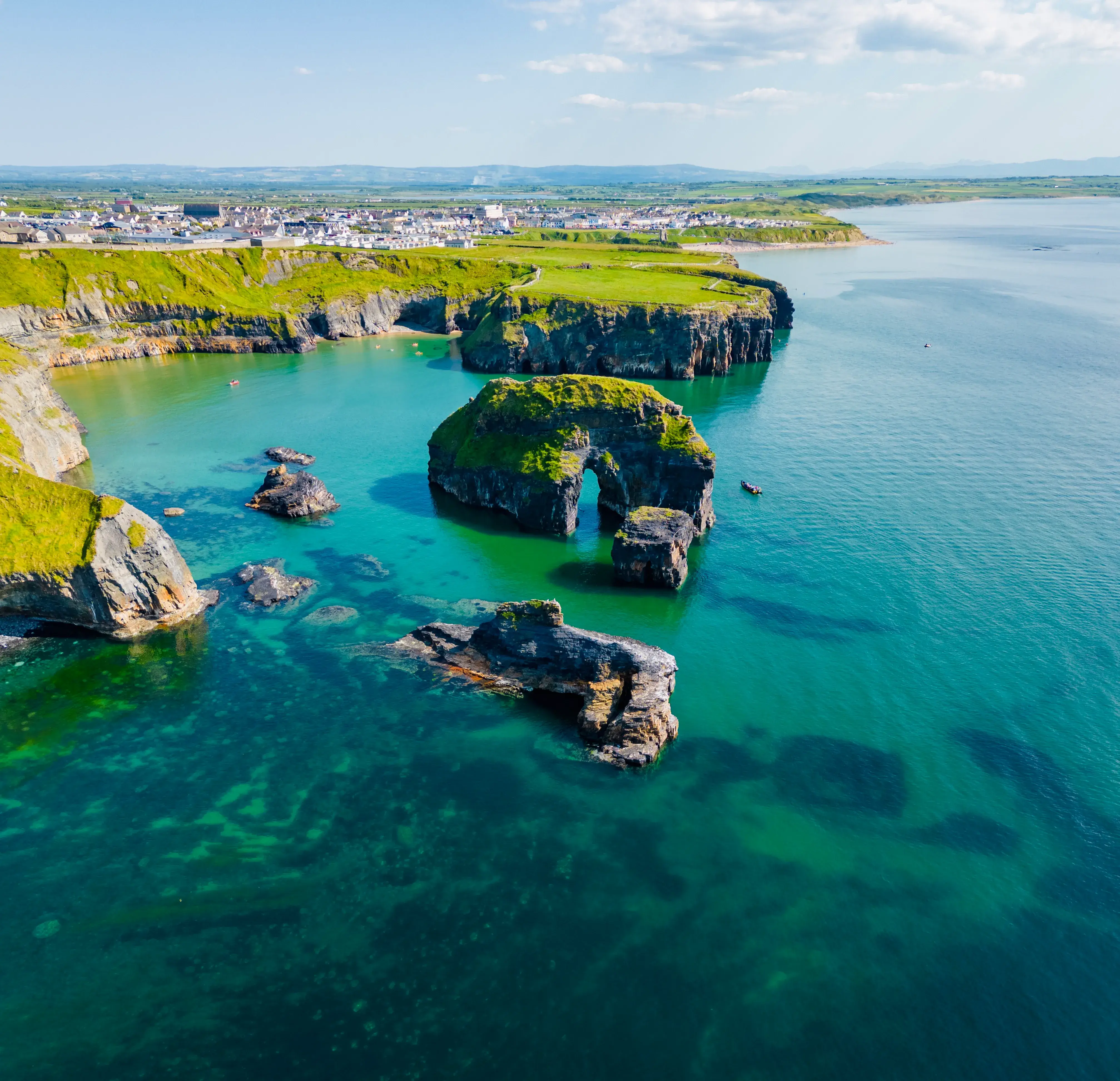 Aerial view of Ballybunion