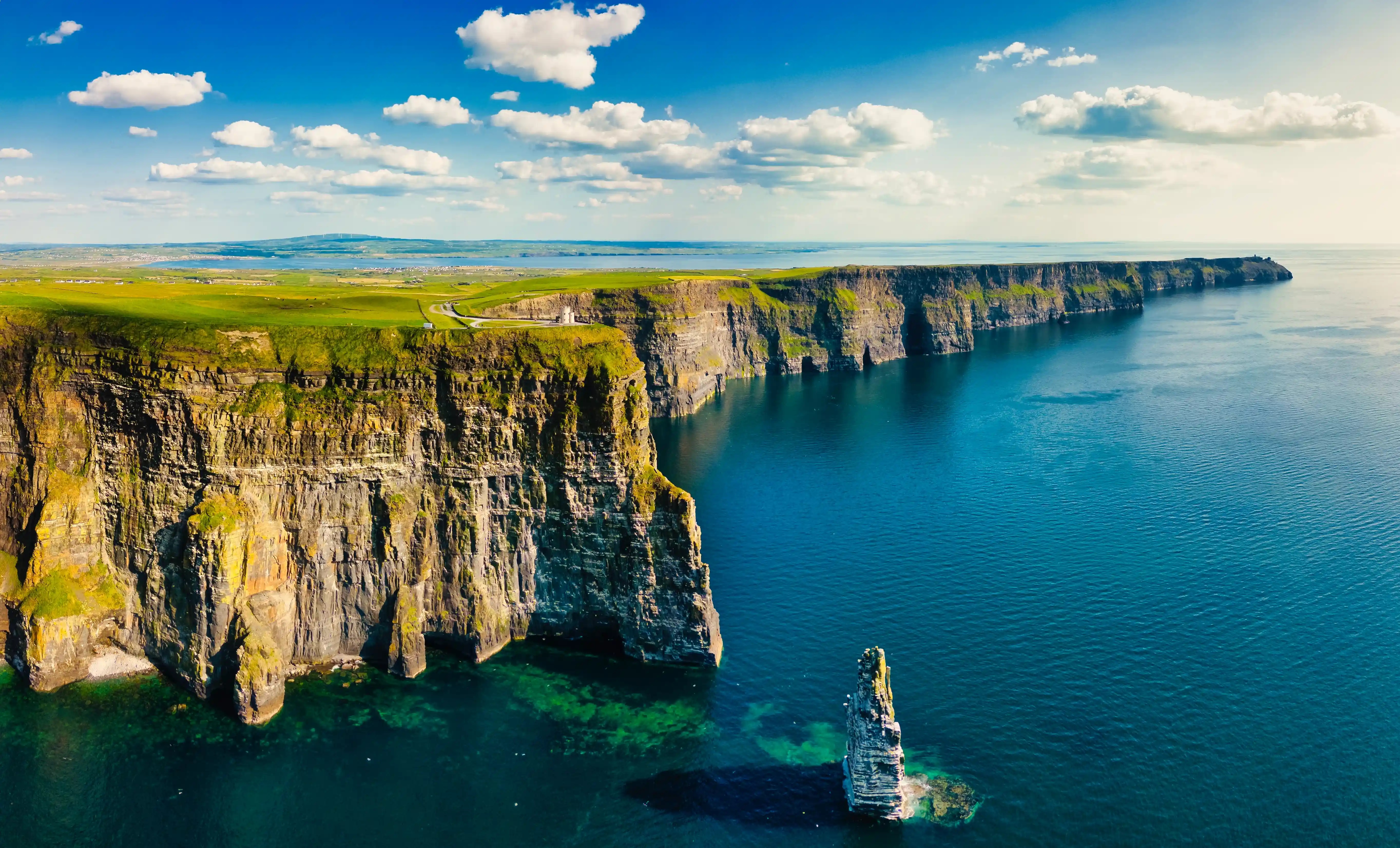 Cliff of Moher aerial view